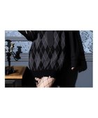 【ノエミ/NOEMIE】のアーガイルフェイクレイヤーユニセックスニットベスト 人気、トレンドファッション・服の通販 founy(ファニー) ファッション Fashion レディースファッション Fashion for Women アウター Coat / Outerwear Collection トップス・カットソー Cut & Sew Tops ニット Knit Tops & Sweaters ベスト&ジレ / 重ね着スタイル Vests & Gilets おすすめ Recommended / Our Picks ドッキング Docking, Mixed Material ベスト Vest, Waistcoat ループ Loop, Loop Knit thumbnail 黒|ID: prp329100004818403 ipo3291000000035007136