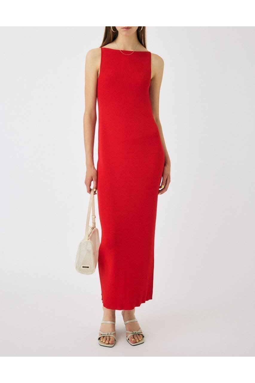 【マウジー/moussy】のHORIZON NECK キャミドレス インテリア・キッズ・メンズ・レディースファッション・服の通販 founy(ファニー) 　ファッション　Fashion　レディースファッション　Fashion for Women　トップス・カットソー　Cut & Sew Tops　キャミソール&ノースリーブ　Camisoles & Sleeveless Tops　ワンピース　Dresses　フォーマル・パーティードレス・結婚式用ドレス　Elegant & Casual Dresses　おすすめ　Recommended / Our Picks　シューズ　Shoes, Footwear　シンプル　Simple, Minimal　スニーカー　Sneakers, Trainers　フラット　Flat, Flat Shoes　モダン　Modern, Contemporary　人気　Popular, Best Seller　再入荷　Restock / Back in Stock　RED|ID: prp329100004818407 ipo3291000000035007162