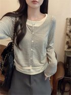 【ディアベル/DIAVEL】の【秋冬新作】レイヤード風ラウンドヘムトップス 人気、トレンドファッション・服の通販 founy(ファニー) ファッション Fashion レディースファッション Fashion for Women トップス・カットソー Cut & Sew Tops インナー Innerwear カーディガン Cardigan, Knitwear クロップド Cropped, Short Length コンパクト Compact, Small Size ショート Short, Short Length スタイリッシュ Stylish, Fashionable スニーカー Sneakers, Trainers タイトスカート Pencil Skirt, Tight Skirt デニム Denim, Jeans Material トレンド Trend, Trending Now ドローストリング Drawstring, Pull Cord バランス Balance, Style Balance プリーツ Pleats, Pleated ボーダー Border, Stripe 無地 Plain, Solid Color ロング Long, Long-Length A/W・秋冬 Autumn/Winter 再入荷 Restock / Back in Stock おすすめ Recommended / Our Picks エレガント 上品 Elegant thumbnail ホワイト1|ID: prp329100004818429 ipo3291000000035007434