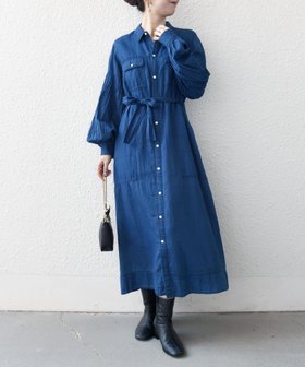 【シップス フォー ウィメン/SHIPS】のSHIPS any 手洗い可能 シアー デニム ポケット ロング シャツ ワンピース 人気、トレンドファッション・服の通販 founy(ファニー) ファッション Fashion レディースファッション Fashion for Women ワンピース Dresses シャツワンピース / 1枚で着映えコーデ Shirt Dresses 春 Spring 洗える Machine Washable 秋 Autumn ギャザー Gathered, Ruffled シアー Sheer, See-Through デニム Denim, Jeans Material フレア Flare, Flared ボトム Bottoms, Lower Wear ポケット Pocket, Pocket Detail リボン Ribbon, Bow レース Lace, Lace Fabric ロング Long, Long-Length ワーク Workwear, Utility Style おすすめ Recommended / Our Picks 2026年 2026 |ID:prp329100004818438