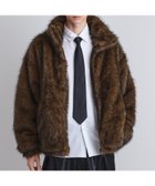 【ティーケー/tk TAKEO KIKUCHI / MEN】のミックスフェイクファーブルゾン 人気、トレンドファッション・服の通販 founy(ファニー) ファッション Fashion メンズファッション Fashion for Men スタンド Stand Collar, Upright Stand スマート Smart, Elegant フォックス Fox, Fox Fur フロント Front, Front Design ブルゾン Blouson, Bomber Jacket ポケット Pocket, Pocket Detail 防寒 Cold Protection, Winter-Ready マフラー Scarf, Muffler ミックス Mix, Mixed Style 再入荷 Restock / Back in Stock thumbnail ブラウン|ID: prp329100004818447 ipo3291000000035007547