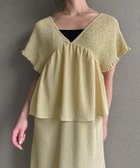 【ジュノア/JUNOAH】のギャザースリーブレイヤード風ワンピース 人気、トレンドファッション・服の通販 founy(ファニー) ファッション Fashion レディースファッション Fashion for Women ワンピース Dresses thumbnail ライトベージュ|ID: prp329100004818474 ipo3291000000035007688