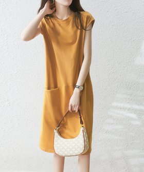 【アミュレット/Amulet】の【Dewlily】フレンチスリーブワンピース 人気、トレンドファッション・服の通販 founy(ファニー) ファッション Fashion レディースファッション Fashion for Women ワンピース Dresses スリーブ Sleeve, Long Sleeve / Short Sleeve フレンチ French, French Style ポケット Pocket, Pocket Detail エレガント 上品 Elegant 半袖 Short Sleeve, Half Sleeve |ID:prp329100004818477