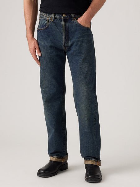 【リーバイス/Levis / MEN】のLEVI S VINTAGE CLOTHING 1955 501 ジーンズ ミディアムインディゴ インテリア・キッズ・メンズ・レディースファッション・服の通販 founy(ファニー) 　ファッション　Fashion　メンズファッション　Fashion for Men　ジーンズ　Jeans, Denim Pants　スキニー　Skinny, Slim Fit　スリム　Slim, Slim Fit　フィット　Fit, Slim Fit　ロールアップ　Roll-Up, Cuffed Hem　ヴィンテージ　Vintage Style　Medium Indigo - Worn In|ID: prp329100004818478 ipo3291000000035007704
