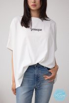 【アズール バイ マウジー/AZUL by moussy】のC/T冷感ロゴシシュウTシャツ 人気、トレンドファッション・服の通販 founy(ファニー) ファッション Fashion レディースファッション Fashion for Women トップス・カットソー Cut & Sew Tops シャツ・ブラウス・オフィスカジュアル Elegant Blouses & Button-Ups ロングTシャツ・Tシャツ Longline T-Shirts & Tees カットソー Cut and Sewn Top フロント Front, Front Design thumbnail O/WHT1|ID: prp329100004818491 ipo3291000000035007879
