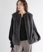 【エルーラ/Elura】のリュクスエコムートベスト/576890 チャコール18|ID: prp329100004818497 ipo3291000000035007933