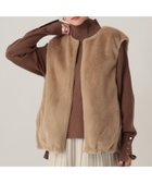 【エルーラ/Elura】のリュクスエコムートベスト/576890 キャメル53|ID: prp329100004818497 ipo3291000000035007935