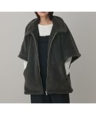 【グローバルワーク/GLOBAL WORK】のMATINEE LINE/フワモコボアポンチョ/603322 チャコール18|ID: prp329100004818507 ipo3291000000035008040