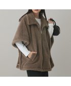 【グローバルワーク/GLOBAL WORK】のMATINEE LINE/フワモコボアポンチョ/603322 グレージュ51|ID: prp329100004818507 ipo3291000000035008042