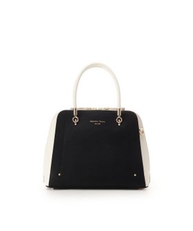 【サマンサタバサ/SamanTha Thavasa】の新アベクトワ バイカラー ハンドバッグ 人気、トレンドファッション・服の通販 founy(ファニー) ファッション Fashion レディースファッション Fashion for Women バッグ Bags エレガント 上品 Elegant ショルダー Shoulder, Shoulder Strap シンプル Simple, Minimal ポケット Pocket, Pocket Detail 財布 Wallet, Purse |ID:prp329100004818509