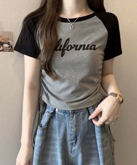 【ディアベル/DIAVEL】のラグランスリーブギャザーTシャツ 人気、トレンドファッション・服の通販 founy(ファニー) ファッション Fashion レディースファッション Fashion for Women トップス・カットソー Cut & Sew Tops シャツ・ブラウス・オフィスカジュアル Elegant Blouses & Button-Ups ロングTシャツ・Tシャツ Longline T-Shirts & Tees インナー Innerwear カーゴパンツ Cargo Pants, Utility Pants ショーツ Shorts, Short Pants デニム Denim, Jeans Material 定番 Standard, Basic Item |ID:prp329100004818519