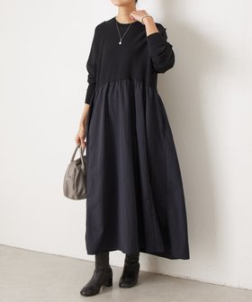 【ビアズリー/BEARDSLEY】のニットコンビワンピース 人気、トレンドファッション・服の通販 founy(ファニー) ファッション Fashion レディースファッション Fashion for Women ワンピース Dresses コンビ Combo, Combination Style ポケット Pocket, Pocket Detail 再入荷 Restock / Back in Stock エレガント 上品 Elegant |ID:prp329100004818527