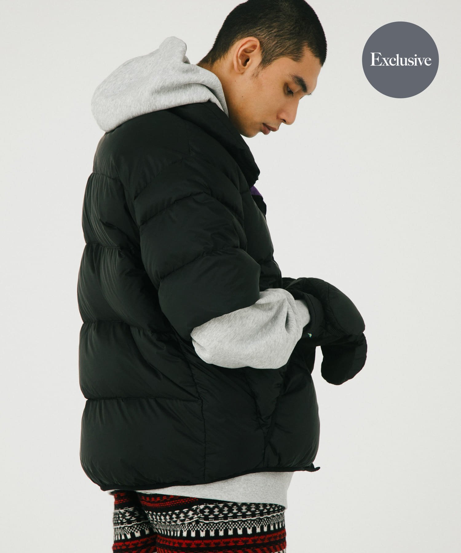 【アーバンリサーチ ドアーズ/URBAN RESEARCH DOORS / MEN】の『別注』TAION×EKAL ハーフスリーブダウンジャケット 人気、トレンドファッション・服の通販 founy(ファニー) 　ファッション　Fashion　メンズファッション　Fashion for Men　インナー　Innerwear　コンパクト　Compact, Small Size　軽量　Lightweight, Ultra Light　スタンド　Stand Collar, Upright Stand　ダウン　Down, Puffer　フロント　Front, Front Design　プリント　Print, Printed Pattern　ポケット　Pocket, Pocket Detail　別注　Limited Edition, Custom Order　A/W・秋冬　Autumn/Winter　冬　Winter / This Winter　2025年　2025　2025-2026秋冬・A/W　Autumn/Winter 2025–26 AW25–26　 other-1|ID: prp329100004818573 ipo3291000000035008557