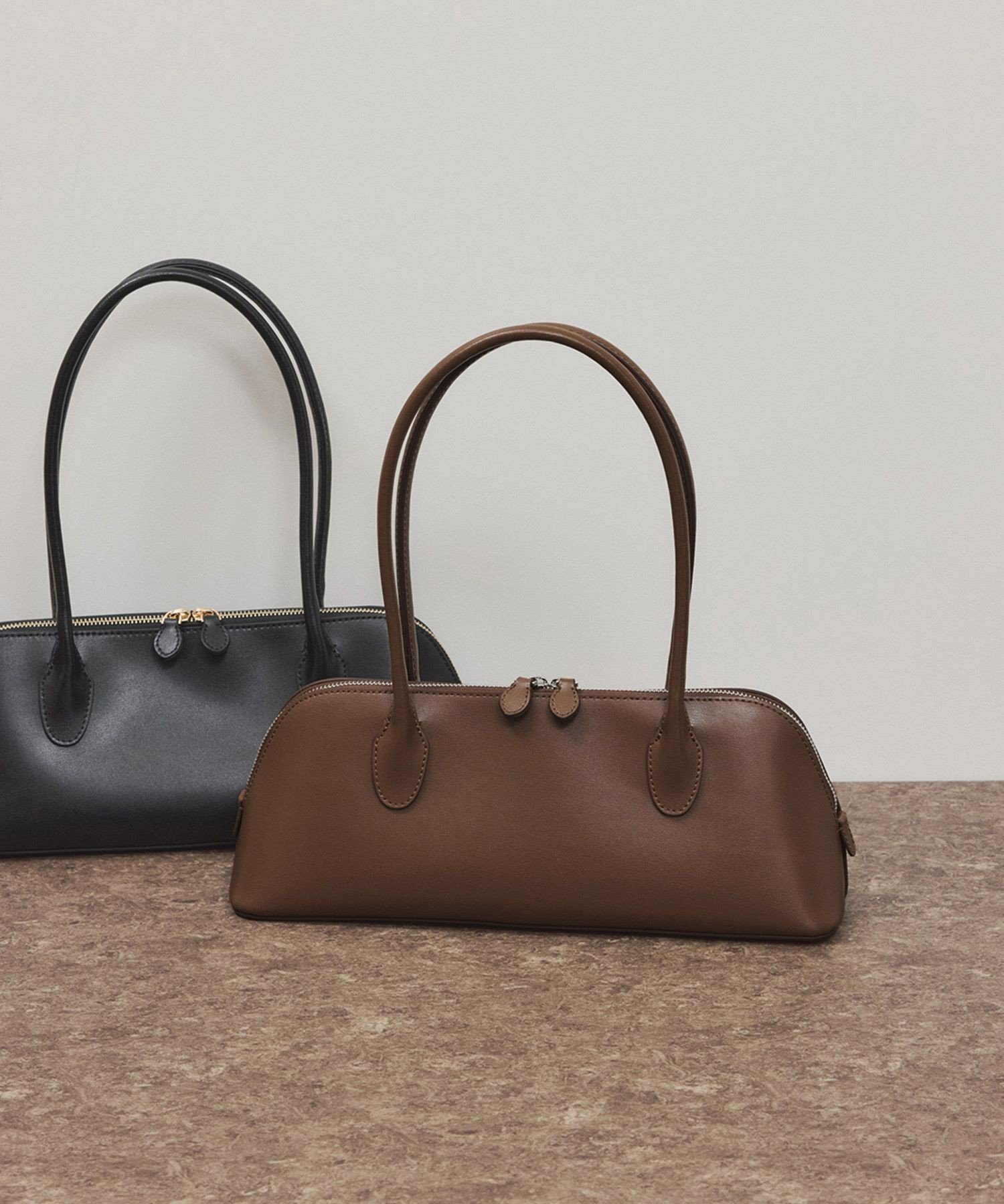 【アダム エ ロペ/ADAM ET ROPE'】のスプリットレザーラウンドボストン 人気、トレンドファッション・服の通販 founy(ファニー) 　ファッション　Fashion　レディースファッション　Fashion for Women　傘　Umbrella, Parasol　ショルダー　Shoulder, Shoulder Strap　財布　Wallet, Purse　デニム　Denim, Jeans Material　トレンド　Trend, Trending Now　フォルム　Silhouette, Form　ボストン　Boston　ボストンバッグ　Boston Bag, Retro Bag　ポケット　Pocket, Pocket Detail　ラウンド　Round, Round Neck　エレガント 上品　Elegant　セレモニー　Ceremony　2026年　2026　 other-1|ID: prp329100004818577 ipo3291000000035008578