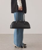 【アダム エ ロペ/ADAM ET ROPE'】のスプリットレザーラウンドボストン 人気、トレンドファッション・服の通販 founy(ファニー) ファッション Fashion レディースファッション Fashion for Women 傘 Umbrella, Parasol ショルダー Shoulder, Shoulder Strap 財布 Wallet, Purse デニム Denim, Jeans Material トレンド Trend, Trending Now フォルム Silhouette, Form ボストン Boston ボストンバッグ Boston Bag, Retro Bag ポケット Pocket, Pocket Detail ラウンド Round, Round Neck エレガント 上品 Elegant セレモニー Ceremony 2026年 2026 thumbnail ブラック(01)|ID: prp329100004818577 ipo3291000000035008580