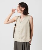 【ユナイテッドアローズ/UNITED ARROWS】のポリエステル スエードライクノースリーブトップス 人気、トレンドファッション・服の通販 founy(ファニー) ファッション Fashion レディースファッション Fashion for Women トップス・カットソー Cut & Sew Tops キャミソール&ノースリーブ Camisoles & Sleeveless Tops インナー Innerwear 秋 Autumn スラックス Slacks, Dress Pants とろみ Fluid, Flowy Fabric デニム Denim, Jeans Material ノースリーブ Sleeveless, No-Sleeve ベスト Vest, Waistcoat ボトム Bottoms, Lower Wear ラウンド Round, Round Neck アウトレット Outlet / Clearance エレガント 上品 Elegant thumbnail NATURAL|ID: prp329100004818588 ipo3291000000035008644