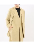 【タカキュー/TAKA-Q】のストレッチウォッシャブル ウーリッシュ ノーカラージャケット(セットアップ可能) 40黄|ID: prp329100004818589 ipo3291000000035008651