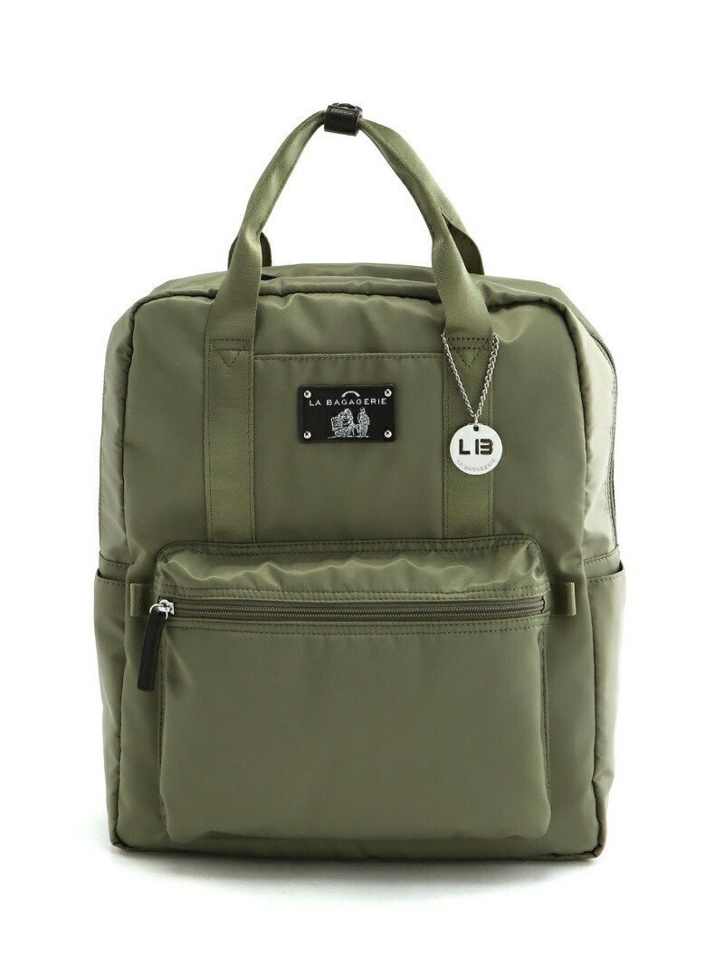 【ラ バガジェリー/LA BAGAGERIE】の10ポケット持ち手付きリュック Lサイズ インテリア・キッズ・メンズ・レディースファッション・服の通販 founy(ファニー) 　ファッション　Fashion　レディースファッション　Fashion for Women　おすすめ　Recommended / Our Picks　シンプル　Simple, Minimal　スマート　Smart, Elegant　トラベル　Travel, Travel Gear　ポケット　Pocket, Pocket Detail　リュック　Backpack, Rucksack　軽量　Lightweight, Ultra Light　86/KH|ID: prp329100004818599 ipo3291000000035008725