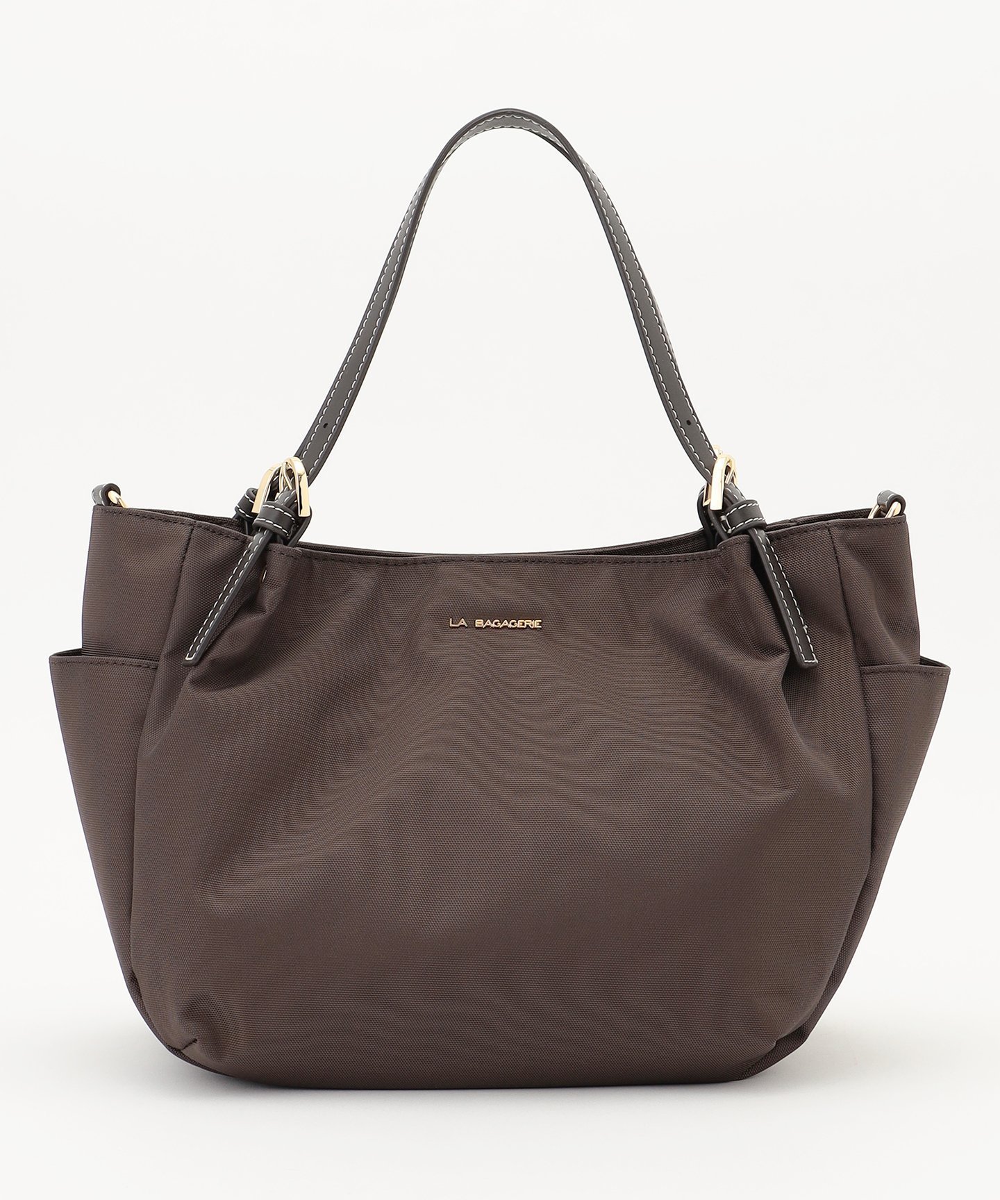 【ラ バガジェリー/LA BAGAGERIE】のポリエステルキャンバス A4トート インテリア・キッズ・メンズ・レディースファッション・服の通販 founy(ファニー) 　ファッション　Fashion　レディースファッション　Fashion for Women　バッグ　Bags　キャンバス　Canvas, Canvas Fabric　シンプル　Simple, Minimal　スマート　Smart, Elegant　リネン　Linen, Linen Fabric　人気　Popular, Best Seller　定番　Standard, Basic Item　旅行　Travel　軽量　Lightweight, Ultra Light　ビジネス 仕事 通勤　Business / Work / Commuting　ブラウン|ID: prp329100004818602 ipo3291000000035008738