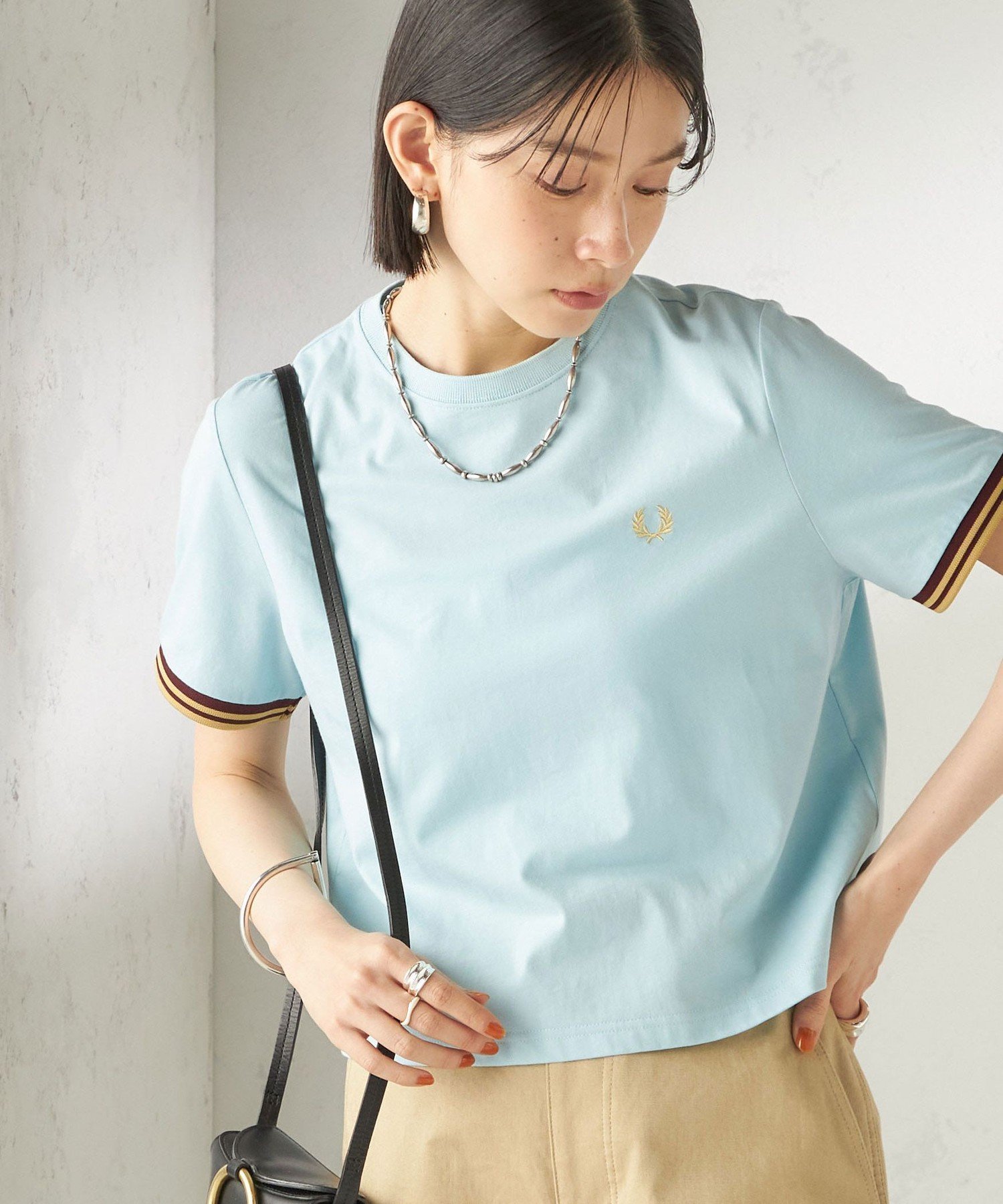 【シップス フォー ウィメン/SHIPS】のFRED PERRY G2162 TIPPED T SHIRT 人気、トレンドファッション・服の通販 founy(ファニー) 　ファッション　Fashion　レディースファッション　Fashion for Women　トップス・カットソー　Cut & Sew Tops　シャツ・ブラウス・オフィスカジュアル　Elegant Blouses & Button-Ups　ロングTシャツ・Tシャツ　Longline T-Shirts & Tees　スポーティ　Sporty, Casual Athletic　ベスト　Vest, Waistcoat　ポケット　Pocket, Pocket Detail　ポロシャツ　Polo Shirt, Collared Tee　ロンドン　London Style, British Inspired　2026年　2026　 other-1|ID: prp329100004818608 ipo3291000000035008763