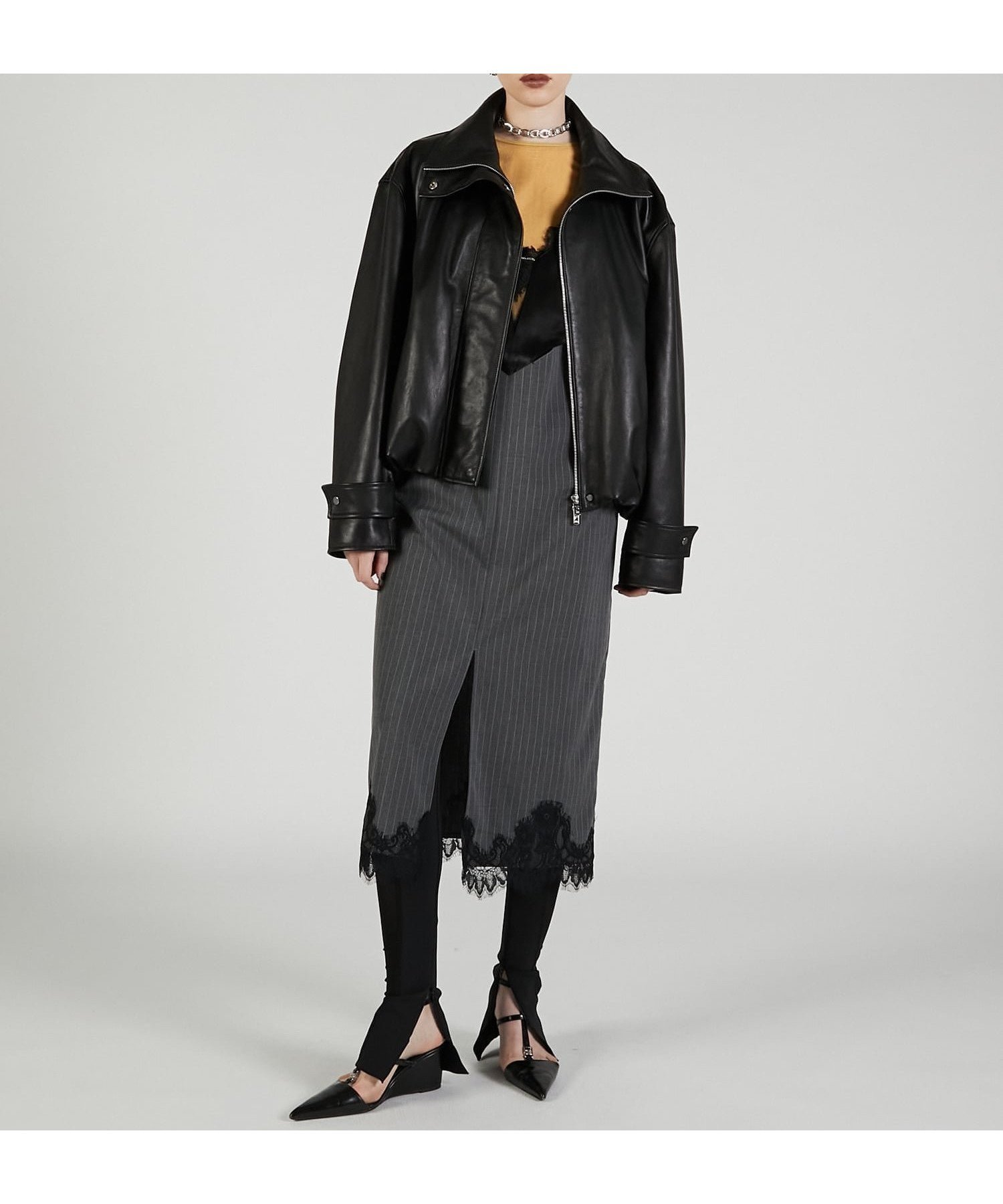 【プランク プロジェクト/PRANK PROJECT】のSHEEPレザハイネックーブルゾン インテリア・キッズ・メンズ・レディースファッション・服の通販 founy(ファニー) 　ファッション　Fashion　レディースファッション　Fashion for Women　アウター　Coat / Outerwear Collection　ブルゾンジャケット・スポーティアウター　Blouson Jackets　ハイネック　High Neck, Mock Neck　バルーン　Balloon, Balloon Silhouette　ブルゾン　Blouson, Bomber Jacket　モダン　Modern, Contemporary　冬　Winter / This Winter　BLK|ID: prp329100004818609 ipo3291000000035008767