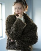 【イーブス/YEVS】のプードルファーブルゾン 人気、トレンドファッション・服の通販 founy(ファニー) ファッション Fashion レディースファッション Fashion for Women アウター Coat / Outerwear Collection ブルゾンジャケット・スポーティアウター Blouson Jackets ショート Short, Short Length シンプル Simple, Minimal スウェット / スエット Sweatshirt, Sweatwear スタイリッシュ Stylish, Fashionable スタンド Stand Collar, Upright Stand スニーカー Sneakers, Trainers デニム Denim, Jeans Material バランス Balance, Style Balance フェミニン Feminine, Girly 防寒 Cold Protection, Winter-Ready マフラー Scarf, Muffler ミックス Mix, Mixed Style ロング Long, Long-Length 冬 Winter / This Winter thumbnail ブラウン|ID: prp329100004818633 ipo3291000000035008987