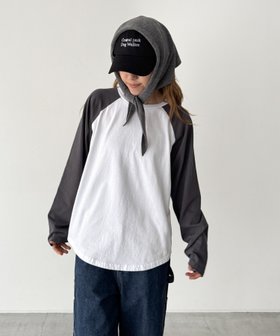 【キャナルジーン/CANAL JEAN】のEl mar ラグラン配色ロンT 人気、トレンドファッション・服の通販 founy(ファニー) ファッション Fashion レディースファッション Fashion for Women トップス・カットソー Cut & Sew Tops ロングTシャツ・Tシャツ Longline T-Shirts & Tees おすすめ Recommended / Our Picks スリーブ Sleeve, Long Sleeve / Short Sleeve デニム Denim, Jeans Material リラックス Relax, Relaxed Fit ロング Long, Long-Length |ID:prp329100004818639