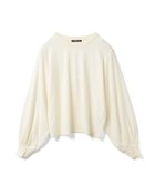 【マーコート/MARcourt】のmizuiro ind ヘアリーパフスリーブロングTシャツ 人気、トレンドファッション・服の通販 founy(ファニー) ファッション Fashion レディースファッション Fashion for Women トップス・カットソー Cut & Sew Tops シャツ・ブラウス・オフィスカジュアル Elegant Blouses & Button-Ups ロングTシャツ・Tシャツ Longline T-Shirts & Tees ウォーム Warm Fabric カットソー Cut and Sewn Top ベスト Vest, Waistcoat ポケット Pocket, Pocket Detail 人気 Popular, Best Seller 無地 Plain, Solid Color 長袖 Long Sleeve, Full Sleeve thumbnail オフホワイト|ID: prp329100004818641 ipo3291000000035009022