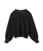 【マーコート/MARcourt】のmizuiro ind ヘアリーパフスリーブロングTシャツ 人気、トレンドファッション・服の通販 founy(ファニー) ファッション Fashion レディースファッション Fashion for Women トップス・カットソー Cut & Sew Tops シャツ・ブラウス・オフィスカジュアル Elegant Blouses & Button-Ups ロングTシャツ・Tシャツ Longline T-Shirts & Tees ウォーム Warm Fabric カットソー Cut and Sewn Top ベスト Vest, Waistcoat ポケット Pocket, Pocket Detail 人気 Popular, Best Seller 無地 Plain, Solid Color 長袖 Long Sleeve, Full Sleeve thumbnail ブラック|ID: prp329100004818641 ipo3291000000035009026