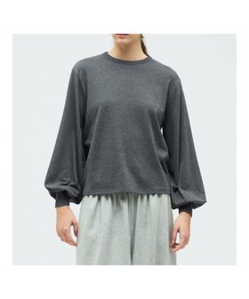 【マーコート/MARcourt】のmizuiro ind ヘアリーパフスリーブロングTシャツ 人気、トレンドファッション・服の通販 founy(ファニー) ファッション Fashion レディースファッション Fashion for Women トップス・カットソー Cut & Sew Tops シャツ・ブラウス・オフィスカジュアル Elegant Blouses & Button-Ups ロングTシャツ・Tシャツ Longline T-Shirts & Tees ウォーム Warm Fabric カットソー Cut and Sewn Top ベスト Vest, Waistcoat ポケット Pocket, Pocket Detail 人気 Popular, Best Seller 無地 Plain, Solid Color 長袖 Long Sleeve, Full Sleeve |ID:prp329100004818641