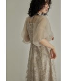 【ビーフラット/bflat】の【低身長用サイズあり】オーガンジーパフスリーブ刺繍レースドレス 人気、トレンドファッション・服の通販 founy(ファニー) ファッション Fashion レディースファッション Fashion for Women ワンピース Dresses フォーマル・パーティードレス・結婚式用ドレス Elegant & Casual Dresses イエロー Yellow オーガンジー Organza Fabric スリーブ Sleeve, Long Sleeve / Short Sleeve デコルテ Décolleté, Neckline ドレス Dress, One-Piece リボン Ribbon, Bow レース Lace, Lace Fabric おすすめ Recommended / Our Picks エレガント 上品 Elegant 結婚式 Wedding 披露宴 Wedding Reception 二次会 After Party thumbnail ベージュ|ID: prp329100004818646 ipo3291000000035009116
