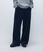 【プルミエ アロンディスモン/1er Arrondissement / MEN】のベロアワイドパンツ Navy|ID: prp329100004818654 ipo3291000000035009191