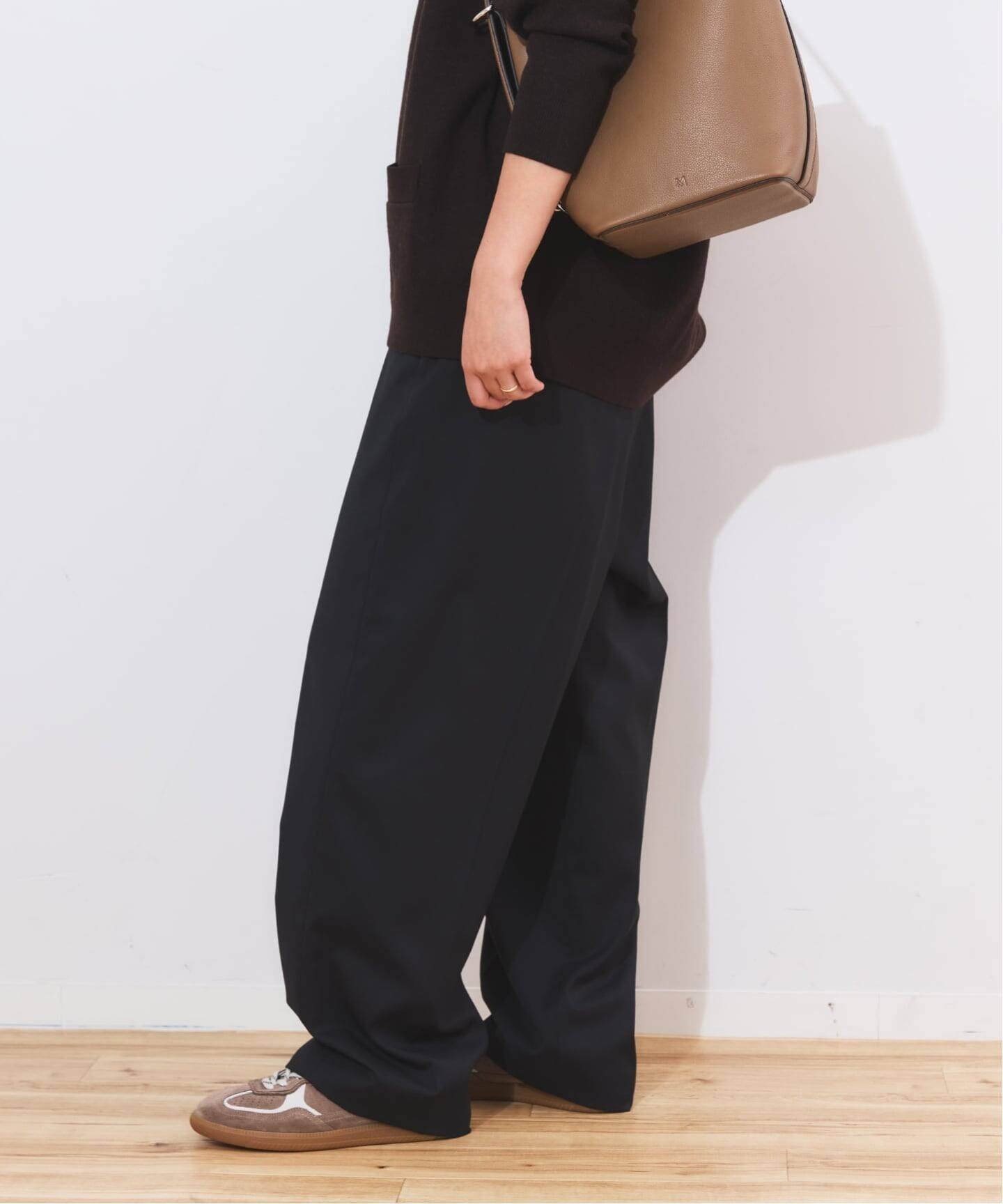 【ジャーナルスタンダード レサージュ/journal standard L'essage】のTWサキソニー ボリュームパンツ インテリア・キッズ・メンズ・レディースファッション・服の通販 founy(ファニー) 　ファッション　Fashion　レディースファッション　Fashion for Women　パンツ　Pants & Trousers　2025年　2025　2025-2026秋冬・A/W　Autumn/Winter 2025–26 AW25–26　ルーズ　Loose, Oversized　エレガント 上品　Elegant　ブラック|ID: prp329100004818655 ipo3291000000035009213