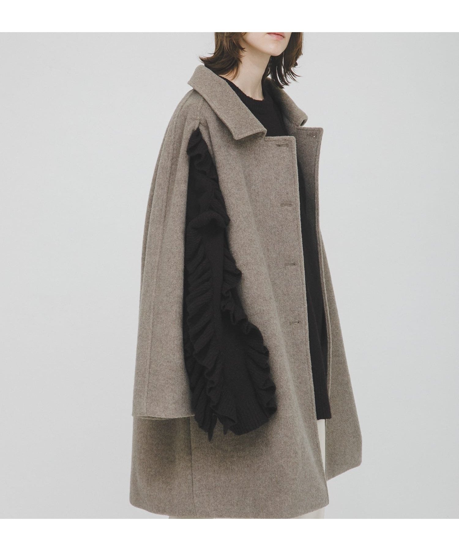 【ラート/LAATO】のbalmacaan coat インテリア・キッズ・メンズ・レディースファッション・服の通販 founy(ファニー) 　ファッション　Fashion　レディースファッション　Fashion for Women　アウター　Coat / Outerwear Collection　コート・ロングコート・ピーコート　Long Coats, Peacoats & More　アシンメトリー　Asymmetrical Style　インナー　Innerwear　クラシック　Classic, Timeless Style　スリット　Slit, Slit Detail　スリーブ　Sleeve, Long Sleeve / Short Sleeve　センター　Center, Center Line　トレンド　Trend, Trending Now　なめらか　Smooth, Silky Texture　バランス　Balance, Style Balance　フロント　Front, Front Design　ボックス　Boxy, Box Shape　ポケット　Pocket, Pocket Detail　冬　Winter / This Winter　A/W・秋冬　Autumn/Winter　エレガント 上品　Elegant　2025年　2025　2025-2026秋冬・A/W　Autumn/Winter 2025–26 AW25–26　ラクダ|ID: prp329100004818665 ipo3291000000035009308