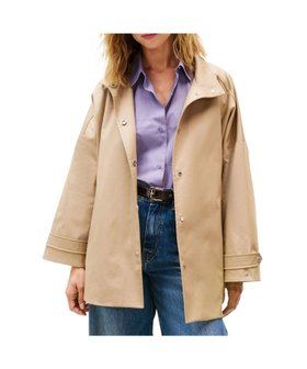 【トミーヒルフィガー/TOMMY HILFIGER】のコットンブレンドリラックスジャケット 人気、トレンドファッション・服の通販 founy(ファニー) ファッション Fashion レディースファッション Fashion for Women アウター Coat / Outerwear Collection レディースジャケット・軽アウター Jackets アメリカン American Style インナー Innerwear クラシック Classic, Timeless Style ゴルフ Golf ジャケット Jacket, Outerwear スタンド Stand Collar, Upright Stand デニム Denim, Jeans Material トレンチ Trench, Trench Coat ミドル Middle Length, Mid Height モダン Modern, Contemporary リラックス Relax, Relaxed Fit 人気 Popular, Best Seller |ID:prp329100004818666