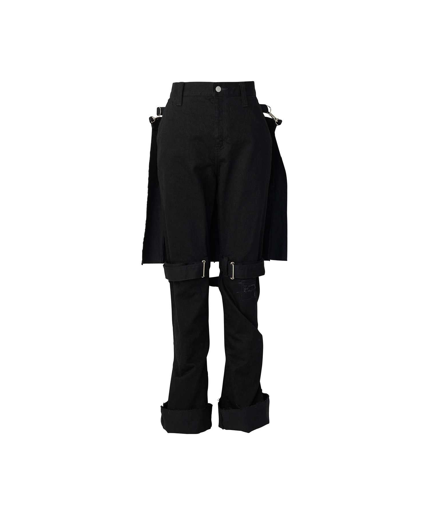 【ヒステリックグラマー/HYSTERIC GLAMOUR】のボンテージデニムパンツ インテリア・キッズ・メンズ・レディースファッション・服の通販 founy(ファニー) 　ファッション　Fashion　レディースファッション　Fashion for Women　パンツ　Pants & Trousers　デニムパンツ・ジーンズ・美脚デニム　Denim Jeans & Pants　デニム　Denim, Jeans Material　ブラック|ID: prp329100004818669 ipo3291000000035009382