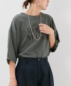 【マイカ ディール/MICA & DEAL】のMOUNT NELSON ロゴ5分袖T-shirt 人気、トレンドファッション・服の通販 founy(ファニー) ファッション Fashion レディースファッション Fashion for Women トップス・カットソー Cut & Sew Tops シャツ・ブラウス・オフィスカジュアル Elegant Blouses & Button-Ups ロングTシャツ・Tシャツ Longline T-Shirts & Tees インナー Innerwear 秋 Autumn カットソー Cut and Sewn Top シルク Silk, 100% Silk ダウン Down, Puffer 定番 Standard, Basic Item 人気 Popular, Best Seller フロント Front, Front Design プリント Print, Printed Pattern 羽織 Haori, Light Jacket おすすめ Recommended / Our Picks thumbnail GRAY|ID: prp329100004818672 ipo3291000000035009437