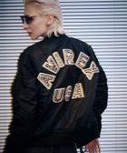 【アヴィレックス/AVIREX】の《WOMAN》LEOPARD LOGO MA-1 人気、トレンドファッション・服の通販 founy(ファニー) ファッション Fashion レディースファッション Fashion for Women アウター Coat / Outerwear Collection MA-1ジャケット MA-1 Bomber Jackets / Flight Jackets フラップ Flap, Flap Pocket ポケット Pocket, Pocket Detail レオパード Leopard, Animal Print thumbnail ブラック|ID: prp329100004818673 ipo3291000000035009440