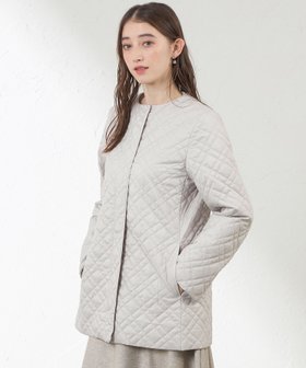 【アマカ/AMACA】のETHERMALOFT HEAT(イサーマロフト ヒート) ノーカラーキルトコート 人気、トレンドファッション・服の通販 founy(ファニー) ファッション Fashion レディースファッション Fashion for Women アウター Coat / Outerwear Collection コート・ロングコート・ピーコート Long Coats, Peacoats & More インナー Innerwear エレガント 上品 Elegant キルティング Quilted, Quilting キルト Quilt, Quilted Fabric 軽量 Lightweight, Ultra Light シンプル Simple, Minimal タフタ Taffeta, Structured Fabric ダウン Down, Puffer ダブル Double, Double-Breasted パウダー Powder, Soft Tone ミドル Middle Length, Mid Height |ID:prp329100004818677