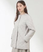 【アマカ/AMACA】のETHERMALOFT HEAT(イサーマロフト ヒート) ノーカラーキルトコート 人気、トレンドファッション・服の通販 founy(ファニー) ファッション Fashion レディースファッション Fashion for Women アウター Coat / Outerwear Collection コート・ロングコート・ピーコート Long Coats, Peacoats & More インナー Innerwear エレガント 上品 Elegant キルティング Quilted, Quilting キルト Quilt, Quilted Fabric 軽量 Lightweight, Ultra Light シンプル Simple, Minimal タフタ Taffeta, Structured Fabric ダウン Down, Puffer ダブル Double, Double-Breasted パウダー Powder, Soft Tone ミドル Middle Length, Mid Height thumbnail ベージュ|ID: prp329100004818677 ipo3291000000035009465