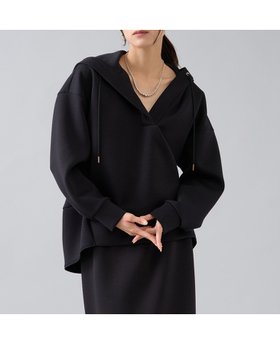 【リエス/Liesse】のダンボールフーディ 人気、トレンドファッション・服の通販 founy(ファニー) ファッション Fashion レディースファッション Fashion for Women スキッパー Skipper, Open Collar ストレッチ Stretch, Stretchy Fabric セットアップ Set-Up, Coordinated Outfit |ID:prp329100004818680