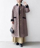 【シップス フォー ウィメン/SHIPS】のSHIPS any キルティング チェック ステンカラー Aライン ロング コート 人気、トレンドファッション・服の通販 founy(ファニー) ファッション Fashion レディースファッション Fashion for Women アウター Coat / Outerwear Collection コート・ロングコート・ピーコート Long Coats, Peacoats & More キルティング Quilted, Quilting コーデュロイ Corduroy, Cord Fabric 今季 This Season, Current Season シンプル Simple, Minimal チェック Check, Plaid, Tartan デニム Denim, Jeans Material 人気 Popular, Best Seller ポケット Pocket, Pocket Detail メタル Metal, Metal Parts ロング Long, Long-Length おすすめ Recommended / Our Picks エレガント 上品 Elegant 2025年 2025 2025-2026秋冬・A/W Autumn/Winter 2025–26 AW25–26 thumbnail ブラウン|ID: prp329100004818690 ipo3291000000035009581