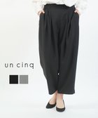 【ブルーコムブルー/BLEU COMME BLEU】のアンサンク Melange Ox Tuck Cropped Pants 人気、トレンドファッション・服の通販 founy(ファニー) ファッション Fashion レディースファッション Fashion for Women パンツ Pants & Trousers オックス Oxford Fabric クロップド Cropped, Short Length ジャケット Jacket, Outerwear セットアップ Set-Up, Coordinated Outfit テーパード Tapered, Tapered Pants バランス Balance, Style Balance ベスト Vest, Waistcoat エレガント 上品 Elegant thumbnail BLK|ID: prp329100004818692 ipo3291000000035009611