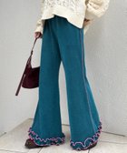 【チャオパニックティピー/CIAOPANIC TYPY】のH.Sコーデュロイ裾フリルフレアパンツ 人気、トレンドファッション・服の通販 founy(ファニー) ファッション Fashion レディースファッション Fashion for Women パンツ Pants & Trousers ガーリー Girly, Feminine Style コーデュロイ Corduroy, Cord Fabric チュニック Tunic, Long Top トレンド Trend, Trending Now 定番 Standard, Basic Item フリル Frill, Ruffle フレア Flare, Flared ルーズ Loose, Oversized ワッフル Waffle, Waffle Knit ワンポイント One Point, Statement Accent おすすめ Recommended / Our Picks thumbnail グリーン|ID: prp329100004818698 ipo3291000000035009660