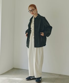 【エヌ ナチュラルビューティーベーシック/N.Natural Beauty basic】のフェイクレザーステンカラーブルゾン 人気、トレンドファッション・服の通販 founy(ファニー) ファッション Fashion レディースファッション Fashion for Women アウター Coat / Outerwear Collection ブルゾンジャケット・スポーティアウター Blouson Jackets シンプル Simple, Minimal フェイクレザー Faux Leather, PU Leather フェミニン Feminine, Girly ブルゾン Blouson, Bomber Jacket リラックス Relax, Relaxed Fit 今季 This Season, Current Season 軽量 Lightweight, Ultra Light |ID:prp329100004818703