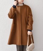 【シップス フォー ウィメン/SHIPS】のSHIPS Colors SUPER100 ウール ノーカラー コート 人気、トレンドファッション・服の通販 founy(ファニー) ファッション Fashion レディースファッション Fashion for Women アウター Coat / Outerwear Collection コート・ロングコート・ピーコート Long Coats, Peacoats & More オレンジ Orange クラシカル Classical, Vintage-Inspired 今季 This Season, Current Season シンプル Simple, Minimal ツイル Twist, Twisted Detail デニム Denim, Jeans Material トレンド Trend, Trending Now フロント Front, Front Design プリーツ Pleats, Pleated ボックス Boxy, Box Shape ポケット Pocket, Pocket Detail メンズ Men's, Menswear アウトレット Outlet / Clearance エレガント 上品 Elegant ビジネス 仕事 通勤 Business / Work / Commuting 2025年 2025 2025-2026秋冬・A/W Autumn/Winter 2025–26 AW25–26 thumbnail ブラウン|ID: prp329100004818708 ipo3291000000035009759