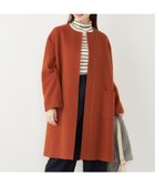 【シップス フォー ウィメン/SHIPS】のSHIPS Colors SUPER100 ウール ノーカラー コート 人気、トレンドファッション・服の通販 founy(ファニー) ファッション Fashion レディースファッション Fashion for Women アウター Coat / Outerwear Collection コート・ロングコート・ピーコート Long Coats, Peacoats & More オレンジ Orange クラシカル Classical, Vintage-Inspired 今季 This Season, Current Season シンプル Simple, Minimal ツイル Twist, Twisted Detail デニム Denim, Jeans Material トレンド Trend, Trending Now フロント Front, Front Design プリーツ Pleats, Pleated ボックス Boxy, Box Shape ポケット Pocket, Pocket Detail メンズ Men's, Menswear アウトレット Outlet / Clearance エレガント 上品 Elegant ビジネス 仕事 通勤 Business / Work / Commuting 2025年 2025 2025-2026秋冬・A/W Autumn/Winter 2025–26 AW25–26 thumbnail オレンジ|ID: prp329100004818708 ipo3291000000035009761