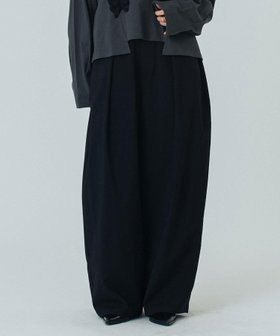 【ローズバッド/ROSE BUD】のCREOLME/TUCK BARREL PANTS 人気、トレンドファッション・服の通販 founy(ファニー) ファッション Fashion レディースファッション Fashion for Women パンツ Pants & Trousers 吸水 Absorbent, Quick-Dry ストレッチ Stretch, Stretchy Fabric フィット Fit, Slim Fit ミックス Mix, Mixed Style ルーズ Loose, Oversized ワイド Wide, Wide Fit A/W・秋冬 Autumn/Winter エレガント 上品 Elegant |ID:prp329100004818745