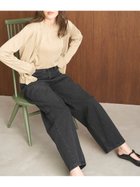 【ミラオーウェン/Mila Owen】のウエストゴムカーヴィデニム【ウォッシャブル】 人気、トレンドファッション・服の通販 founy(ファニー) ファッション Fashion レディースファッション Fashion for Women ウォッシャブル Machine Washable ヴィンテージ Vintage Style 春 Spring カッティング Cutting Detail ジャケット Jacket, Outerwear スマート Smart, Elegant デニム Denim, Jeans Material ポケット Pocket, Pocket Detail ユーズド Used, Vintage-Look thumbnail BLK[009]|ID: prp329100004818779 ipo3291000000035010283