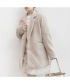 【ランダ/RANDA】のウールライクシャギーテーラードジャケット CREAM|ID: prp329100004818783 ipo3291000000035010302